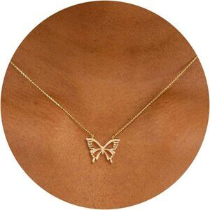 ⚡Dainty 14K Gold Plated Bird Bee Butterfly Cat Dragon Dragonfly Turtle Necklace